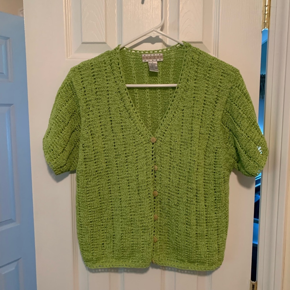 Short sleeve summer sweater